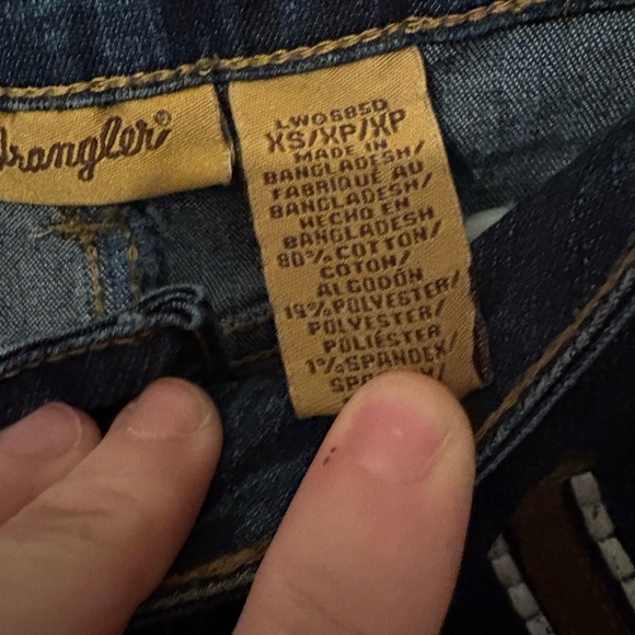 Wrangler Blue Embellished Pencil Skirt‎ Knee-Length Casual - Picture 4 of 4